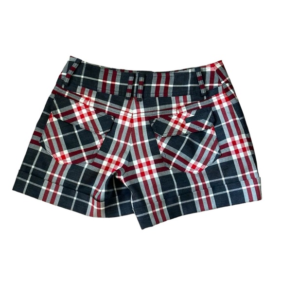 Burberry Blue Label Wool Plaid Shorts - Picture 2 of 2